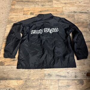 Vintage Limp Bizkit Windbreaker Coaches Jacket Size XL Auburn Sportswear Nice!